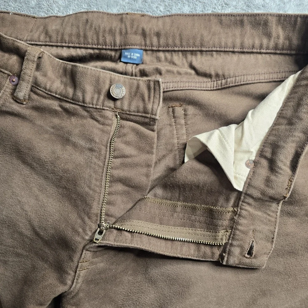 Vintage Polo Ralph Lauren Pants Mens 36x32 (29) Brown Soft Slim Fit 5 Pocket